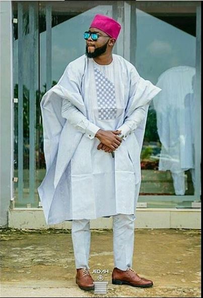 White Agbada styles