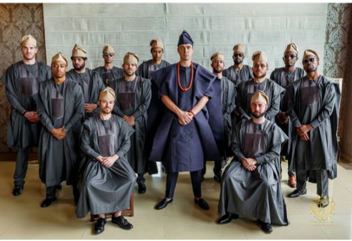 latest Agbada gang style