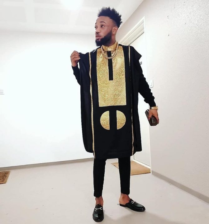 Latest Agbada outfit