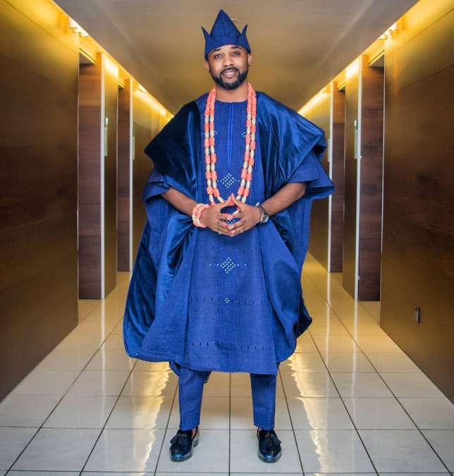 Banky-W Agbada style