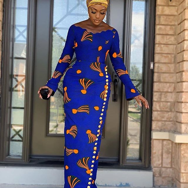 Latest Ankara style gown