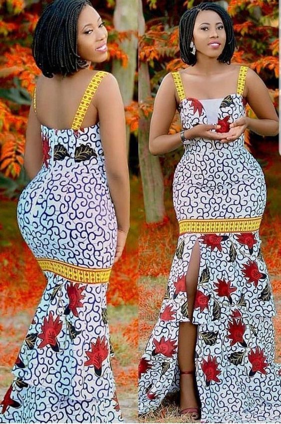 Ankara gown style for curvy ladies