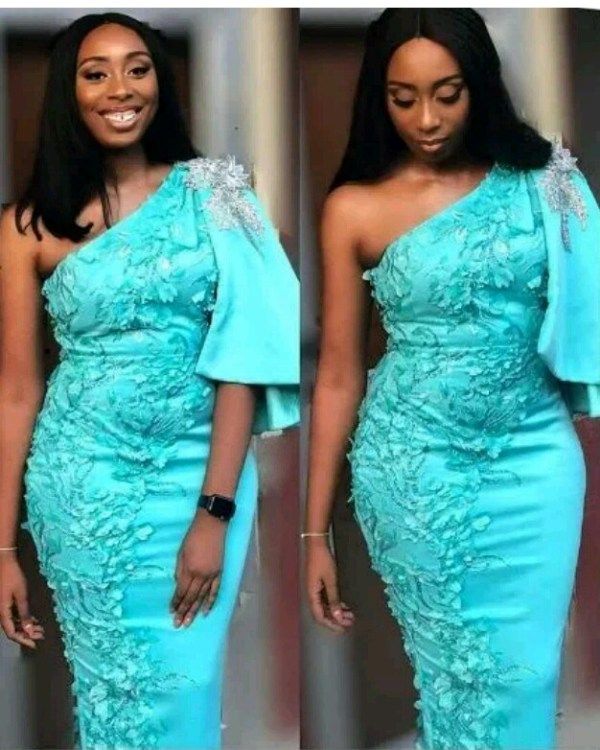 latest lace gown styles 