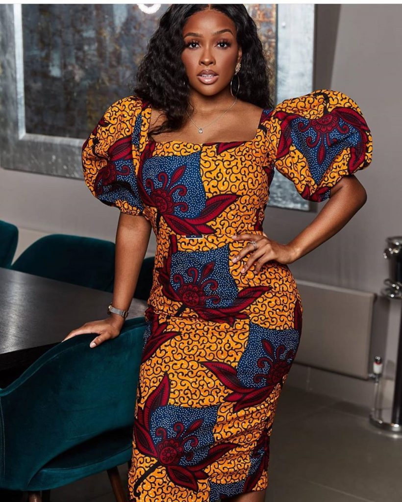ankara short gown for ladies
