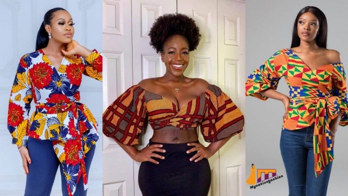 Ankara Wrap Top Styles