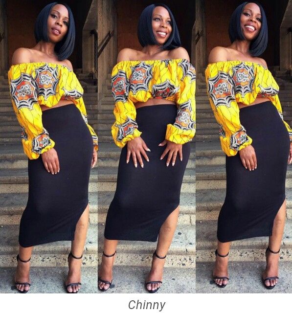 Ankara crop top for girls