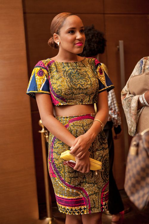 Ankara crop top for girls