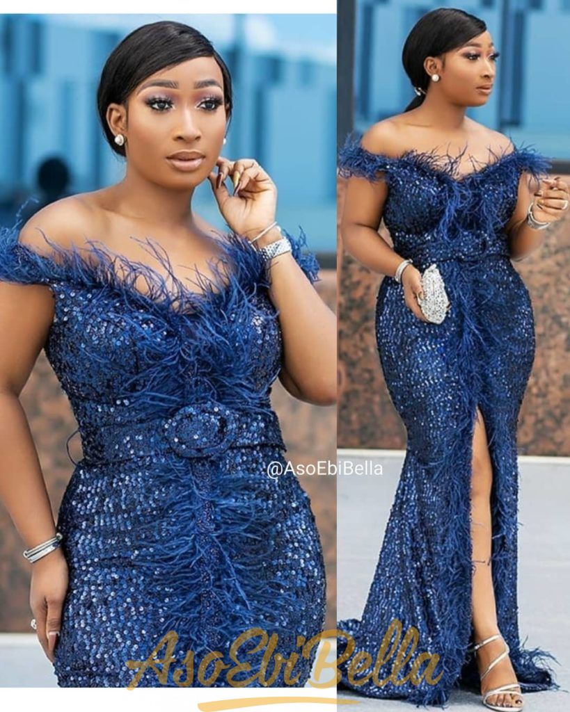 Latest lace styles for ladies
