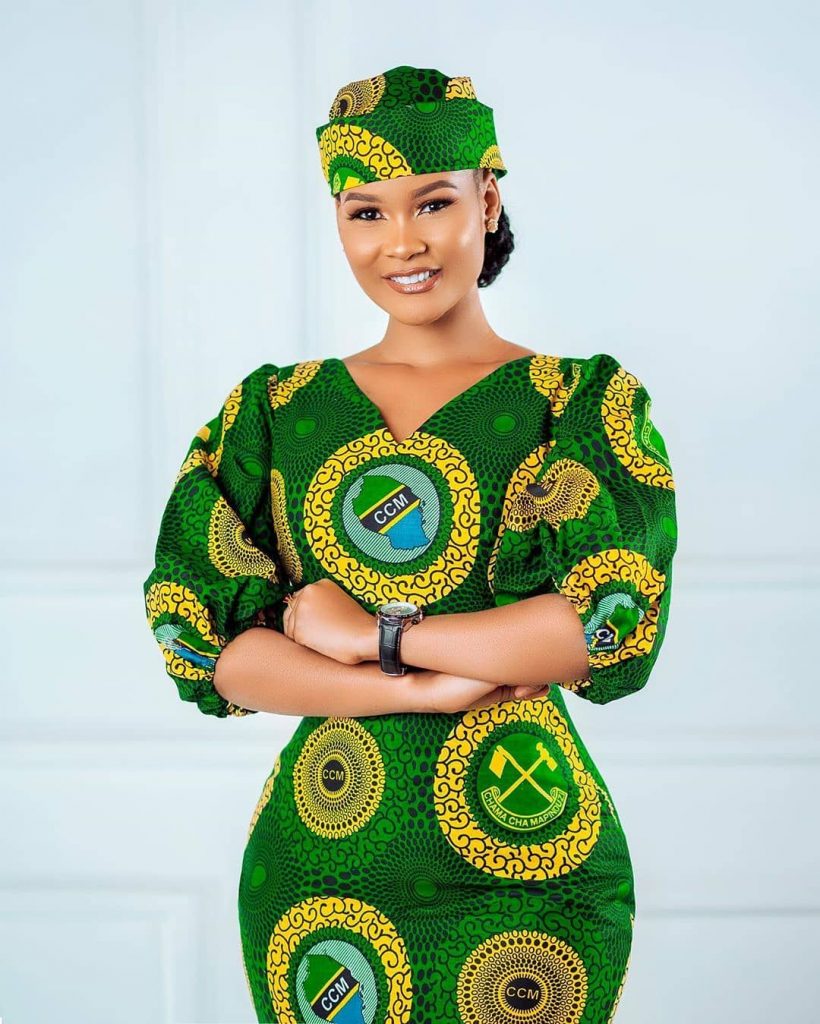 ankara short gown styles