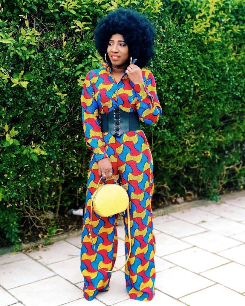 ankara jumpsuit styles for slim ladies
