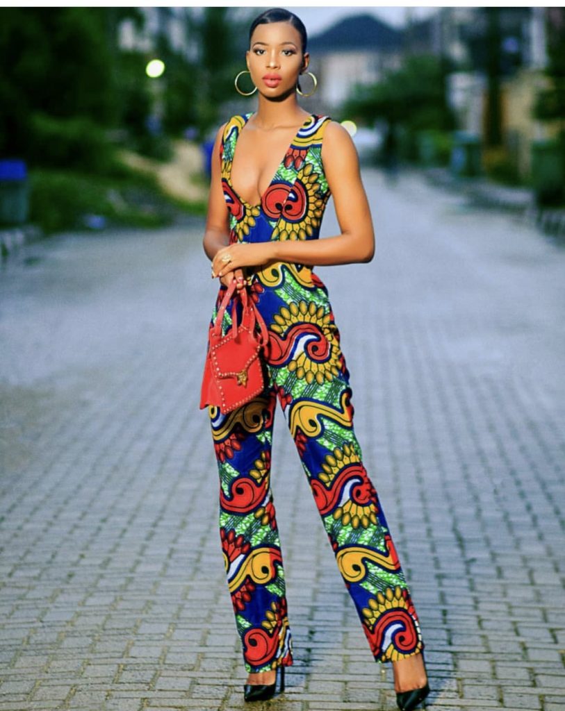 ankara jumpsuit styles for slim ladies