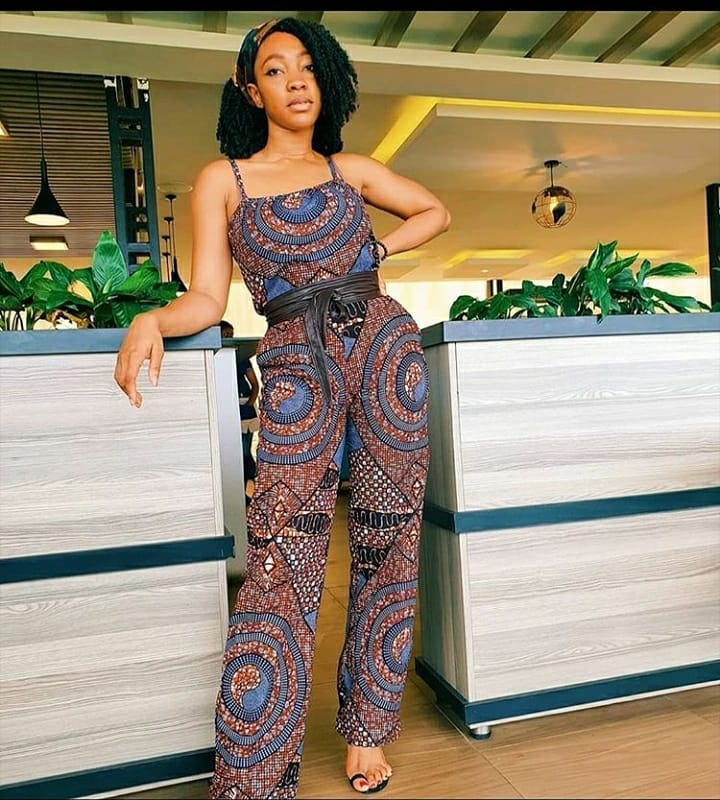 ankara jumpsuit styles for slim ladies