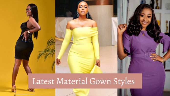 Latest Material Gown Styles