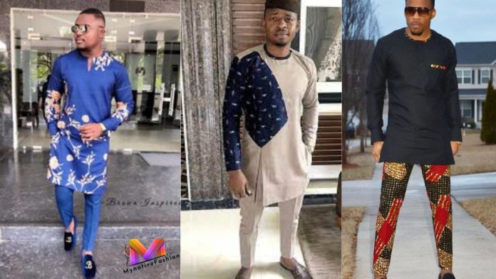 Plain and Pattern Ankara Styles for Men